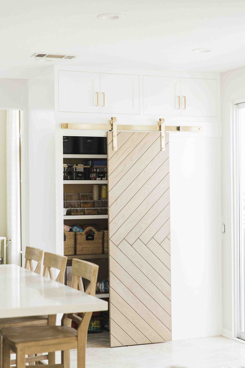 hölzerne Pantry -Tür -Ideen