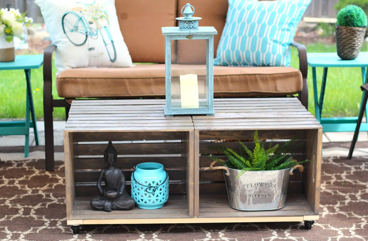 diy coffee crate tables