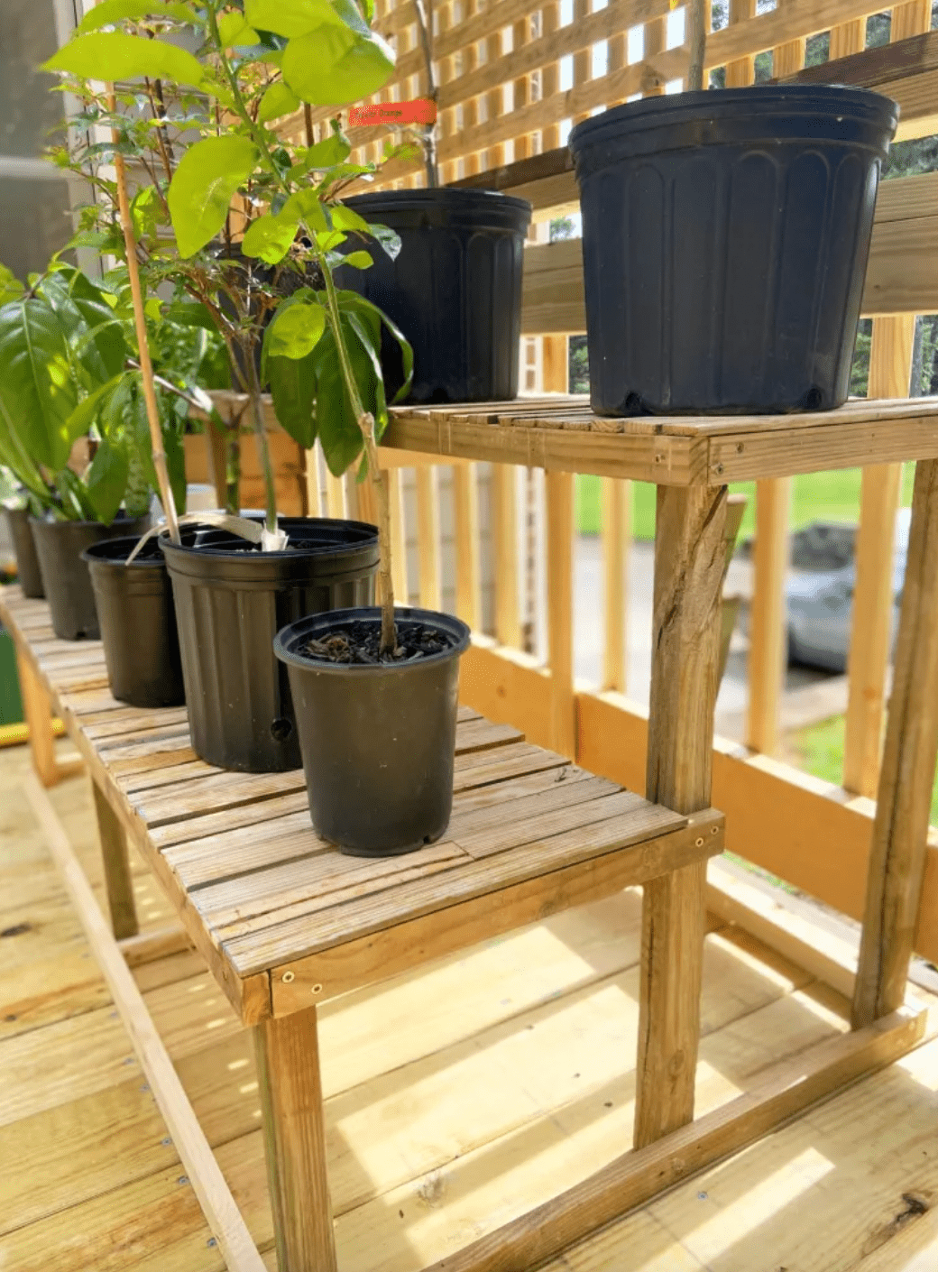 diy two tier plant stand