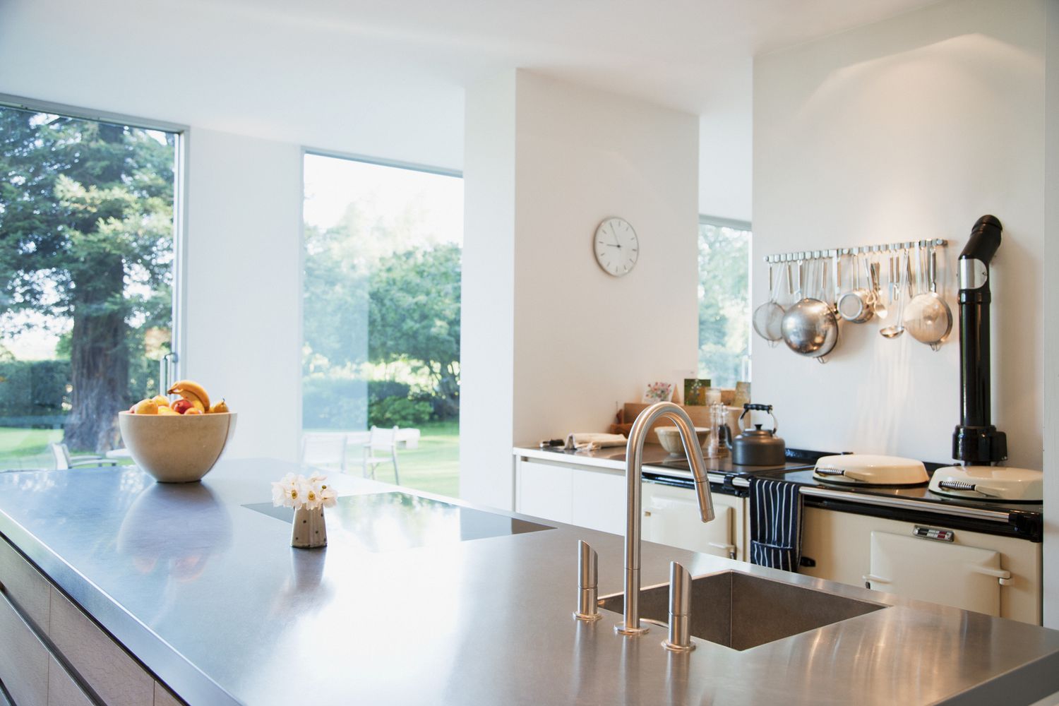 Stainless steel countertop