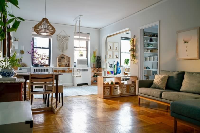 Wohnzimmer in Zonen 