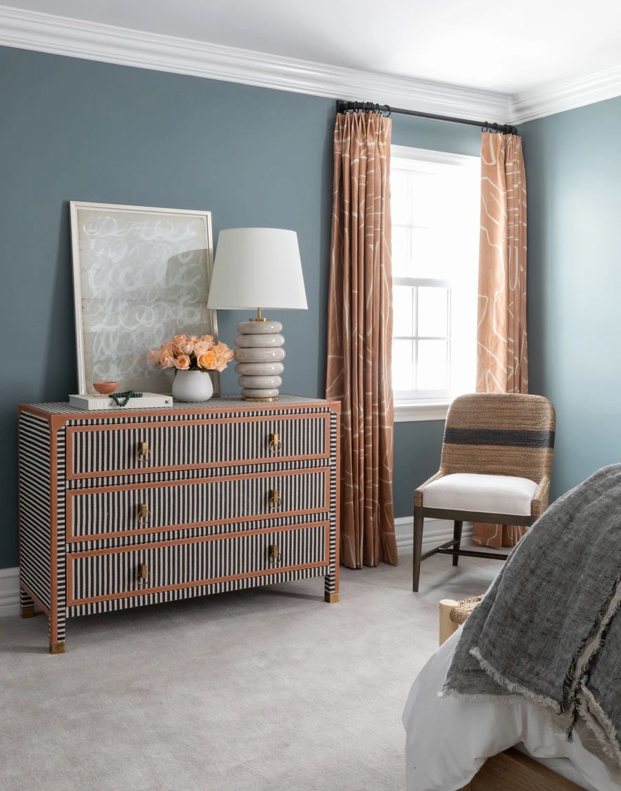 striped painted dresser ideas