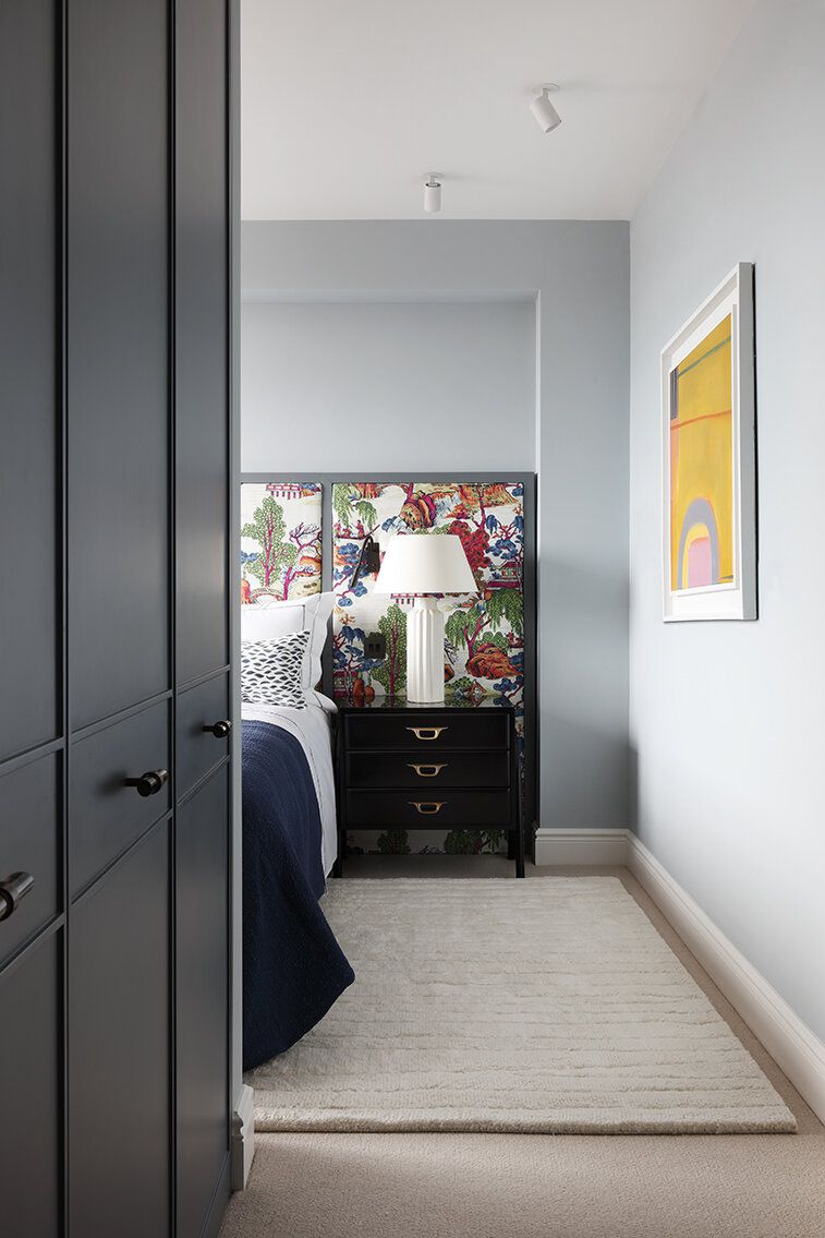 lacquered black painted dresser