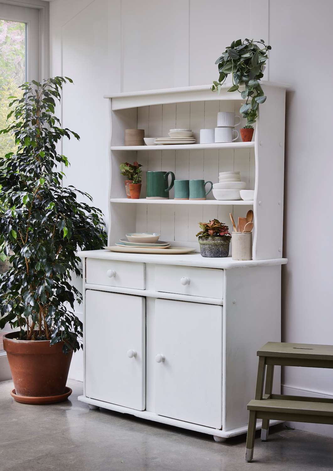 chalk paint pantry hutch ideas