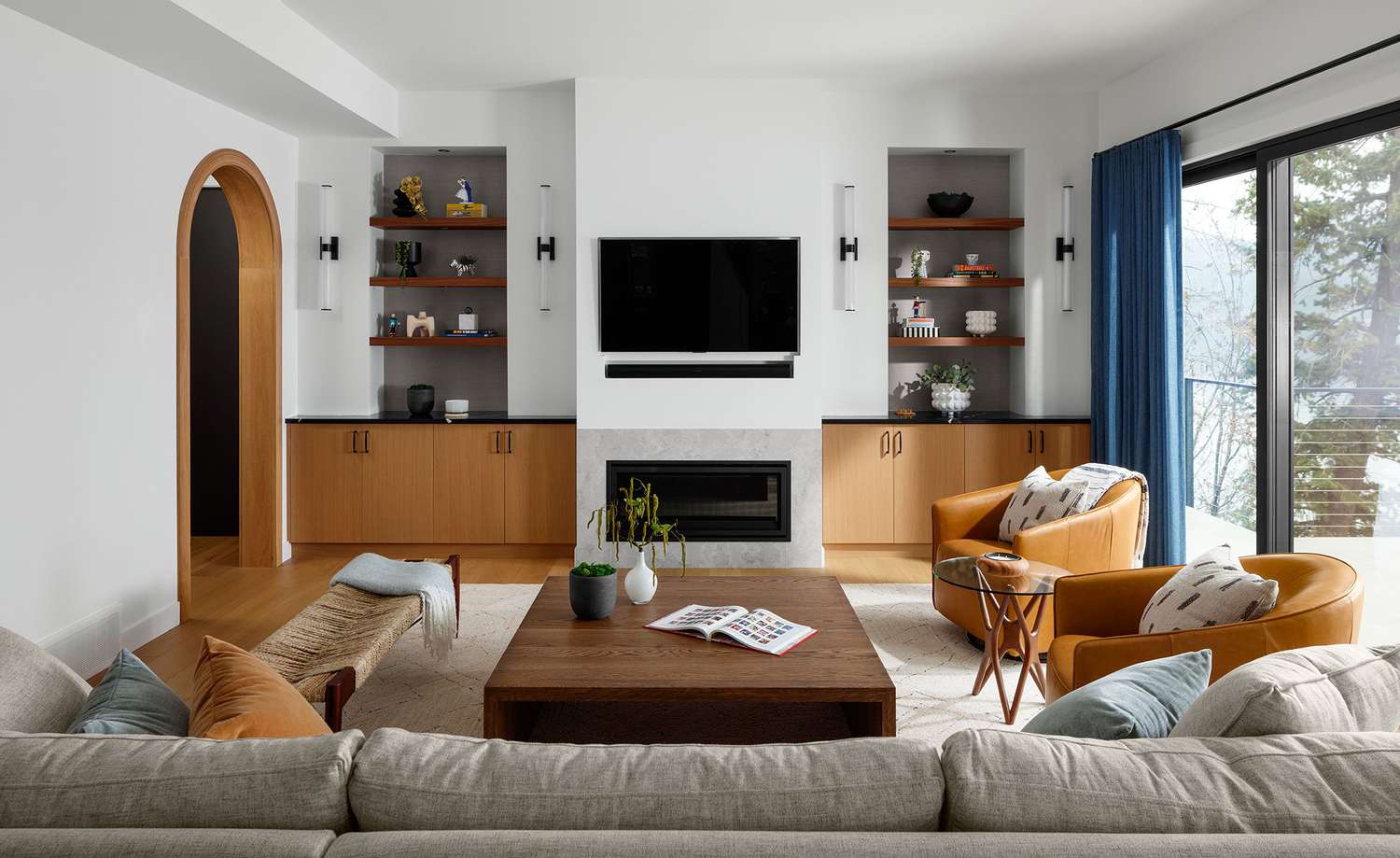 Serene Scandi Wohnzimmer