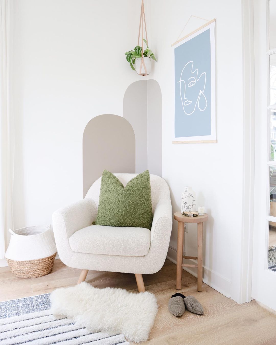 Scandi Wohnzimmer Reading Nook