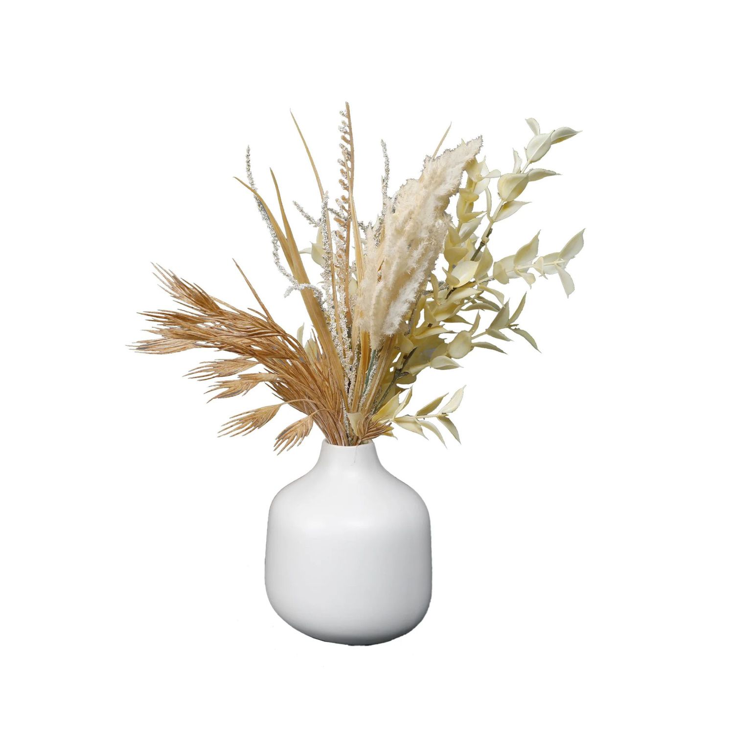 Dieser Laden ist meine geheime Quelle für Herbstdekoration mit Artikeln ab nur 4 US -Dollar 30 Eine weiße Keramikvase künstlicher getrockneter Blumen