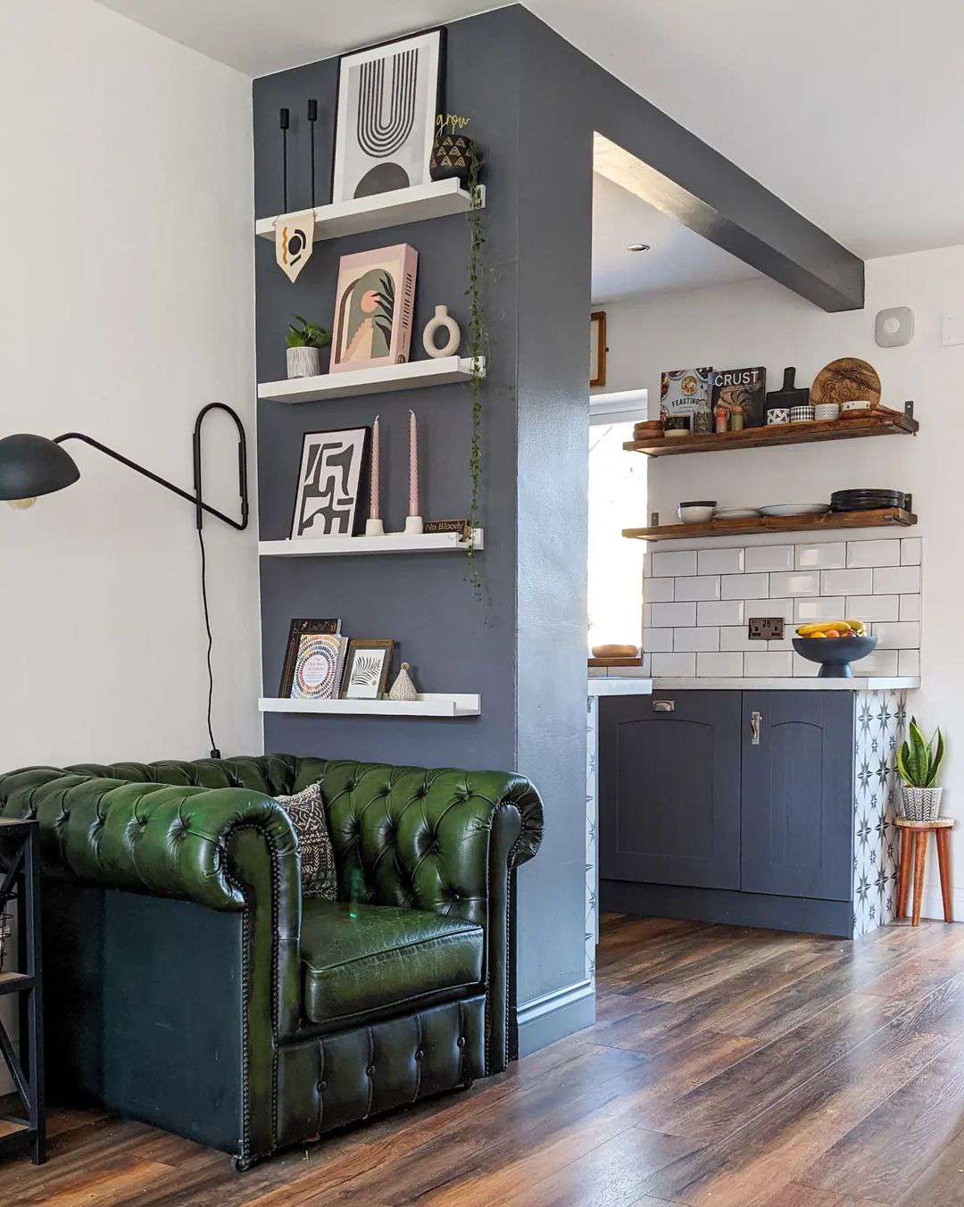 Green Chesterfield Chair
