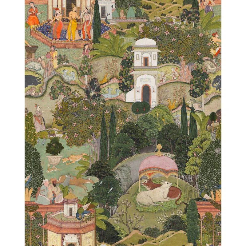 Denken Sie an die Lücke des Tapetenkompendiums 2 Gärten von Jaipur