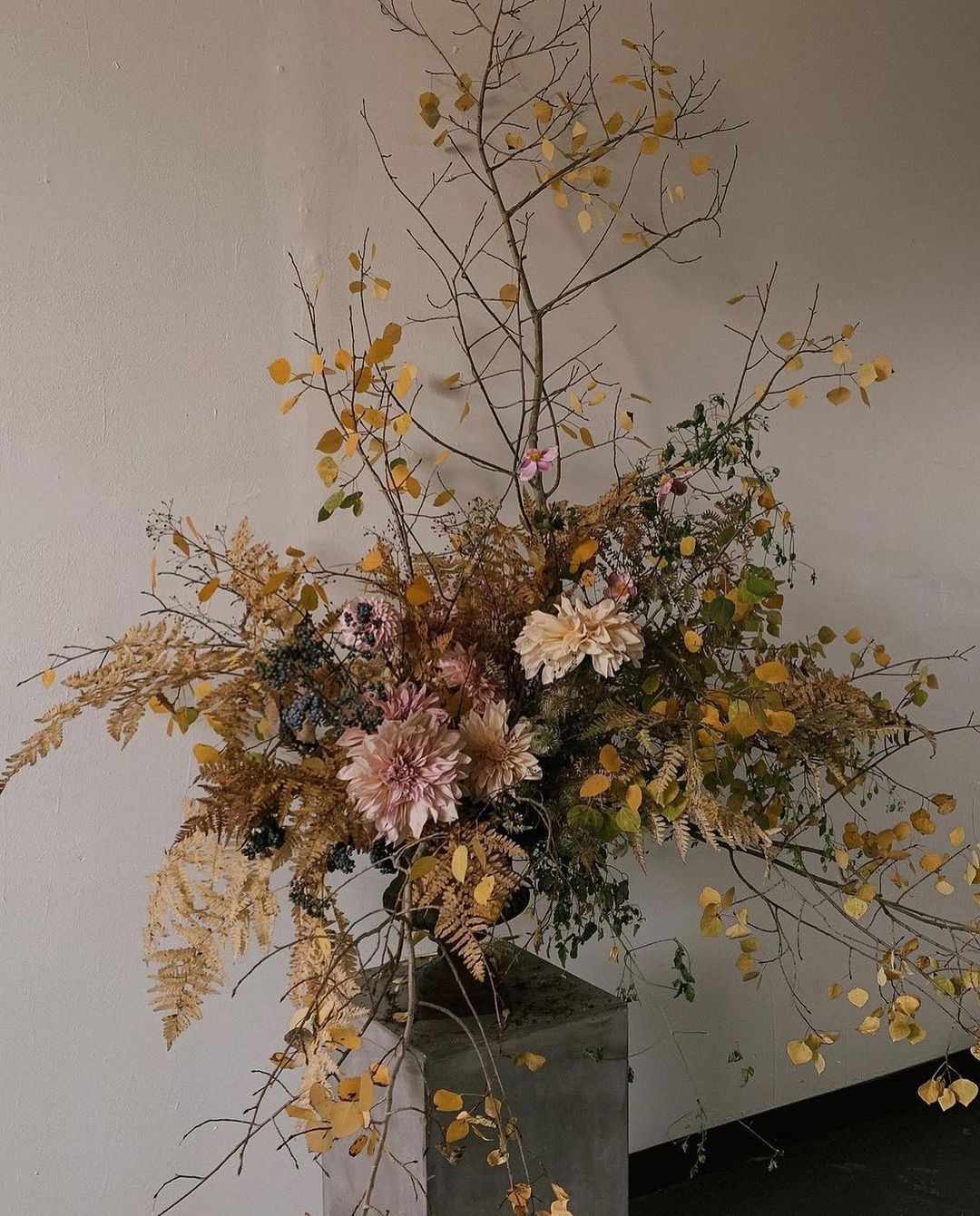 Blumen Herzstück für Halloween oder Thanksgiving