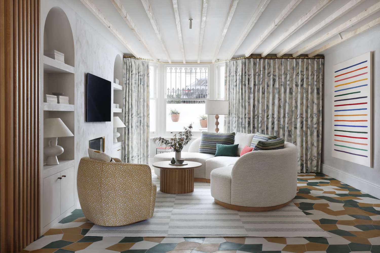 Moderne Innenarchitekturmuster durchnässen Ideen