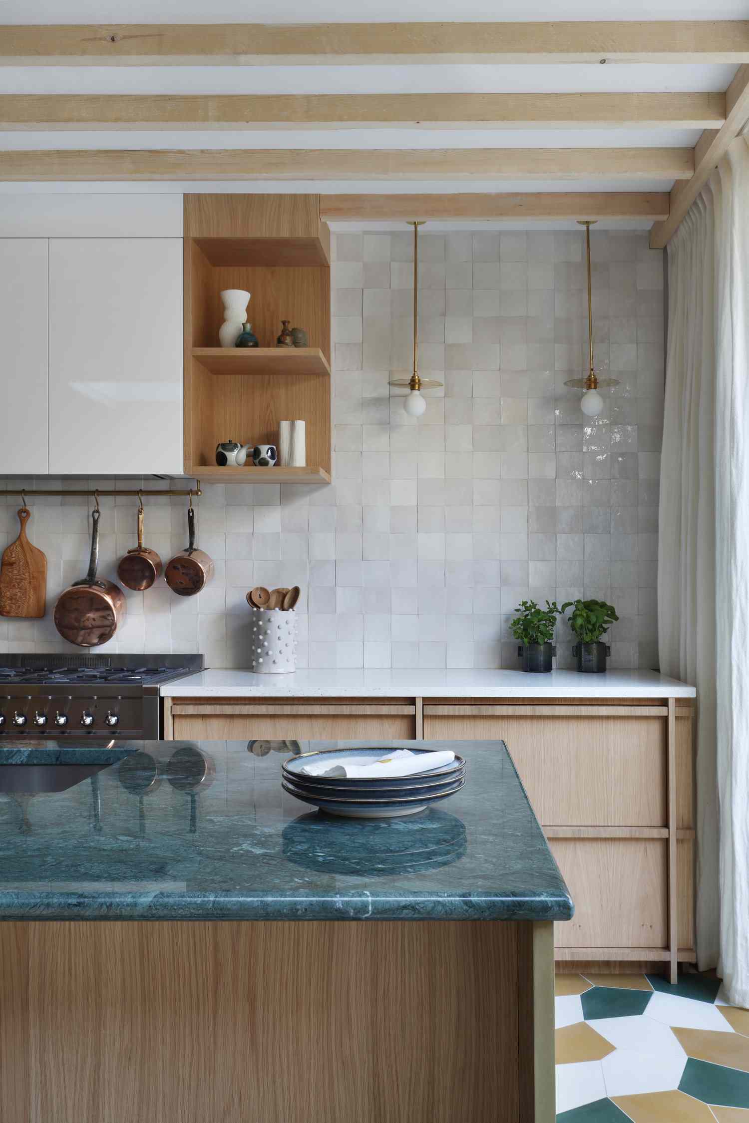 Moderne Zellige Fliesen -Backsplash -Ideen
