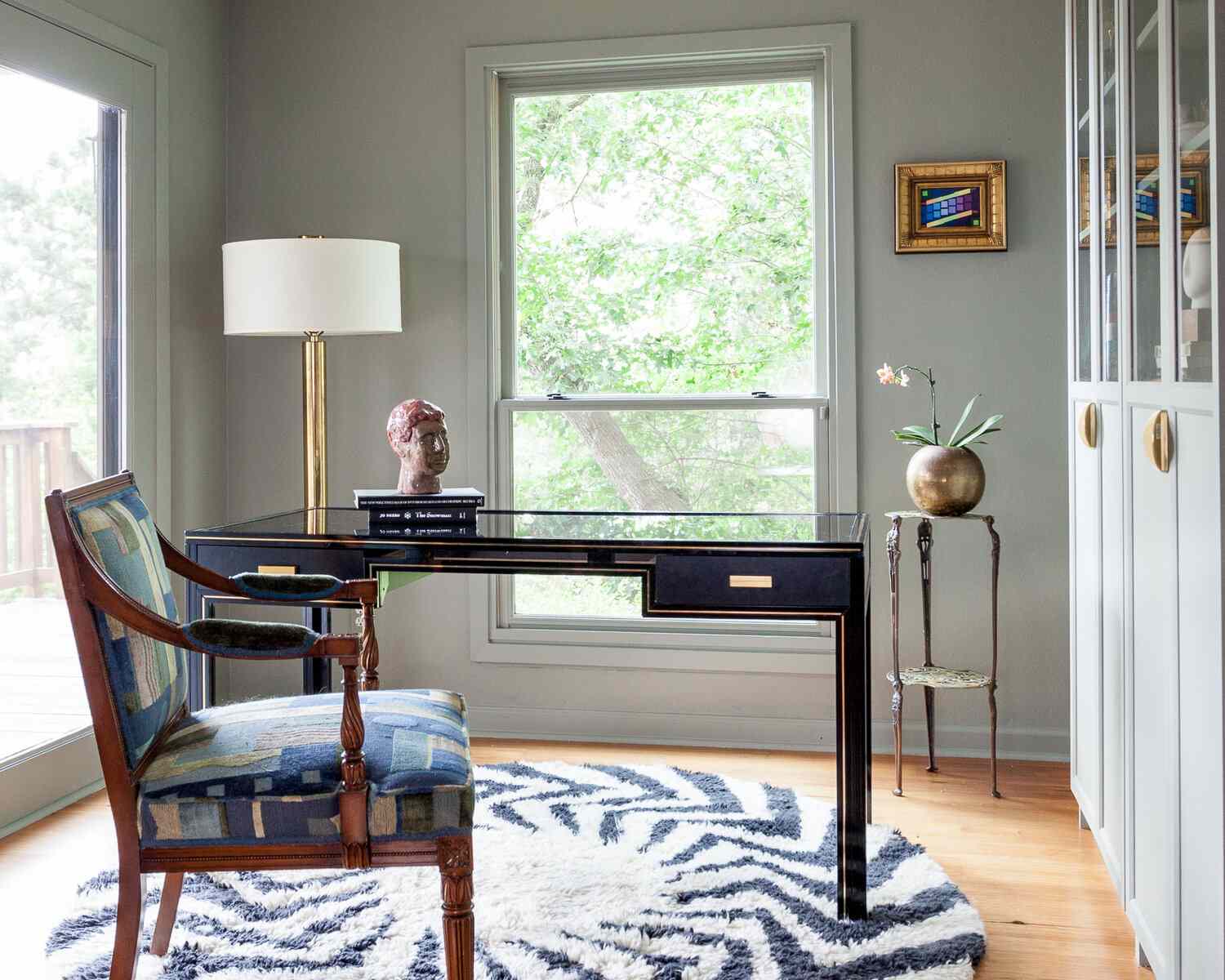 Erin Williamson Design bemaltes Fenster und Türgehäuse