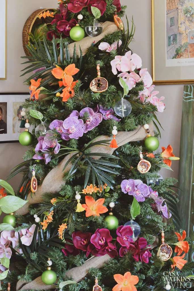 tropical christmas tree ideas