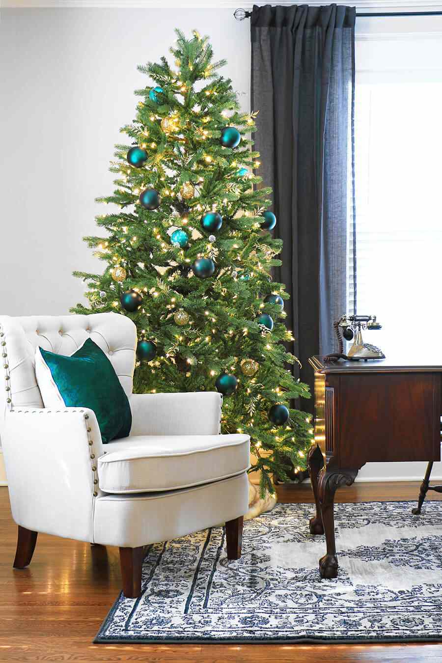 home office christmas tree ideas