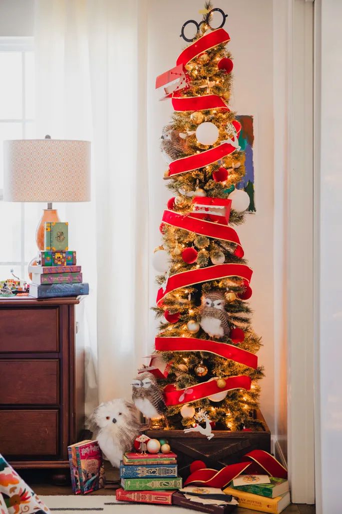 harry potter themed christmas tree