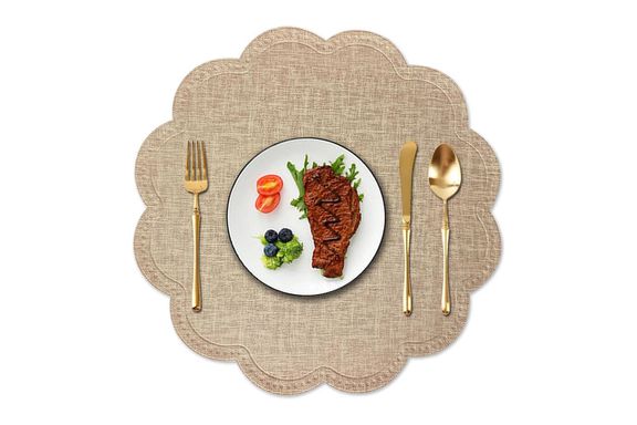 Amazon Kreatur runde wasserdichte Taschen -Placemats
