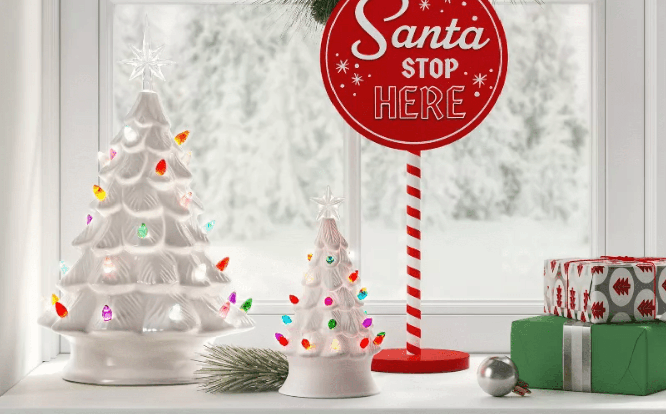 1748597527 Keramische Weihnachtsbaeume sind der nostalgische Dekor Trend den wir in