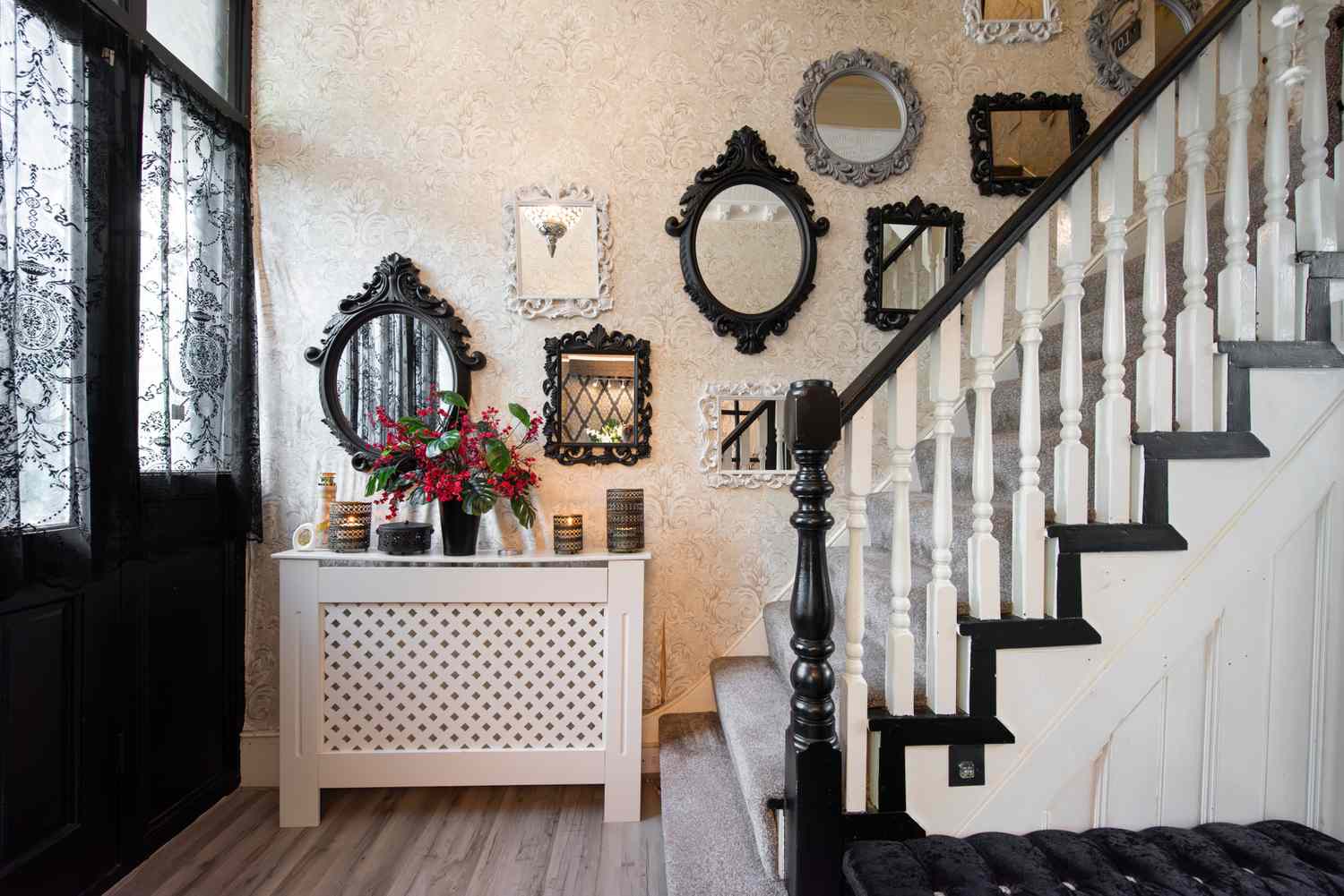 Vintage Spiegel DIY Backigte Treppe Eingangsweg