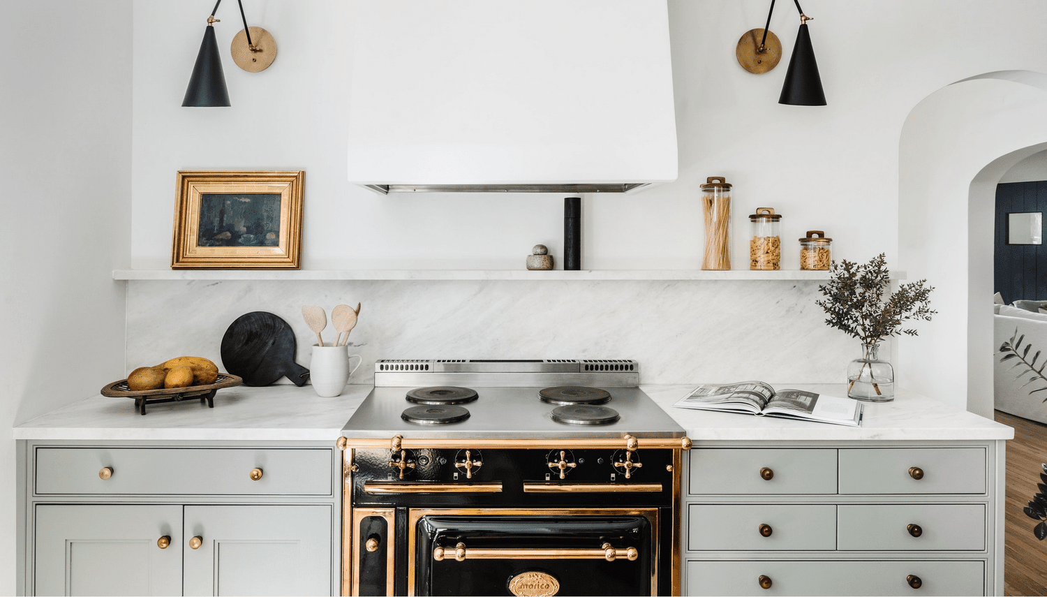 Küchenarbeitsplatten Styling -Tipps