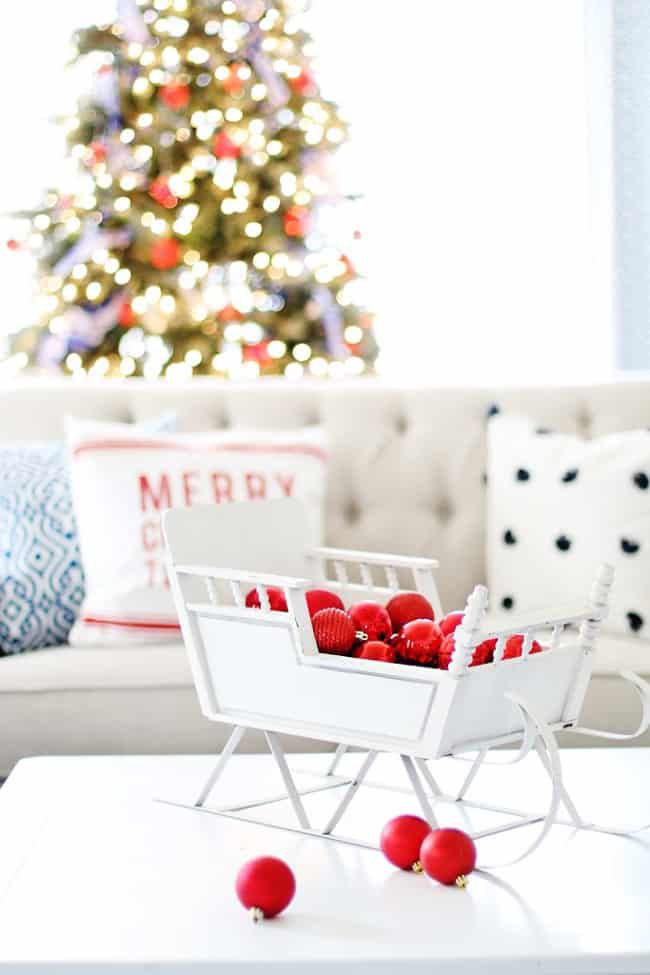 Einfache DIY Weihnachts -Kaffeetisch Dekor Ideen