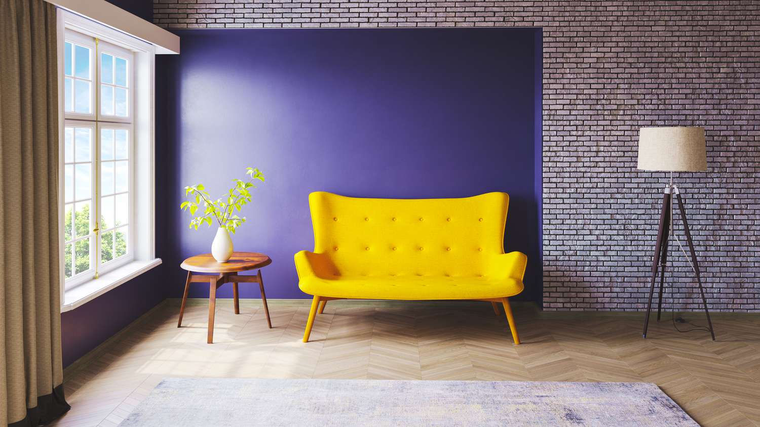 6 Farbkombinationen Designer werden in ihren eigenen Häusern niemals verwenden 4 lila und gelbe Zimmer