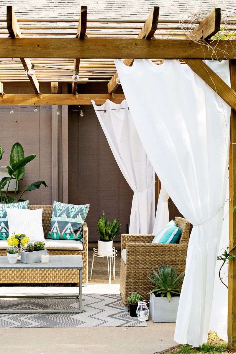 DIY patio curtain ideas