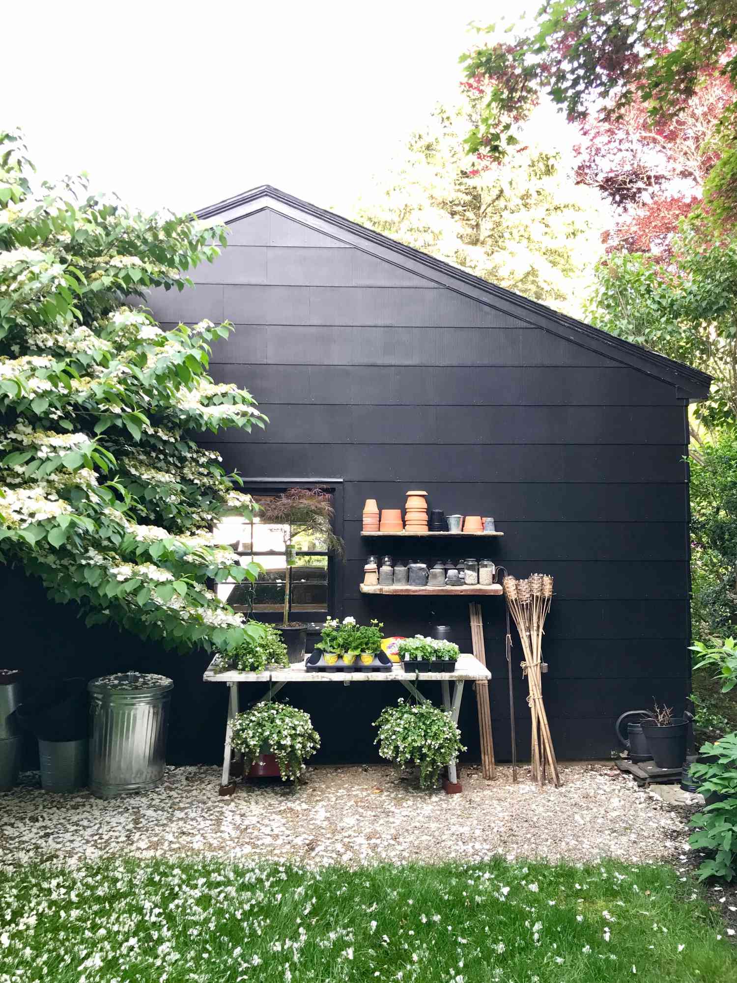backyard planting station