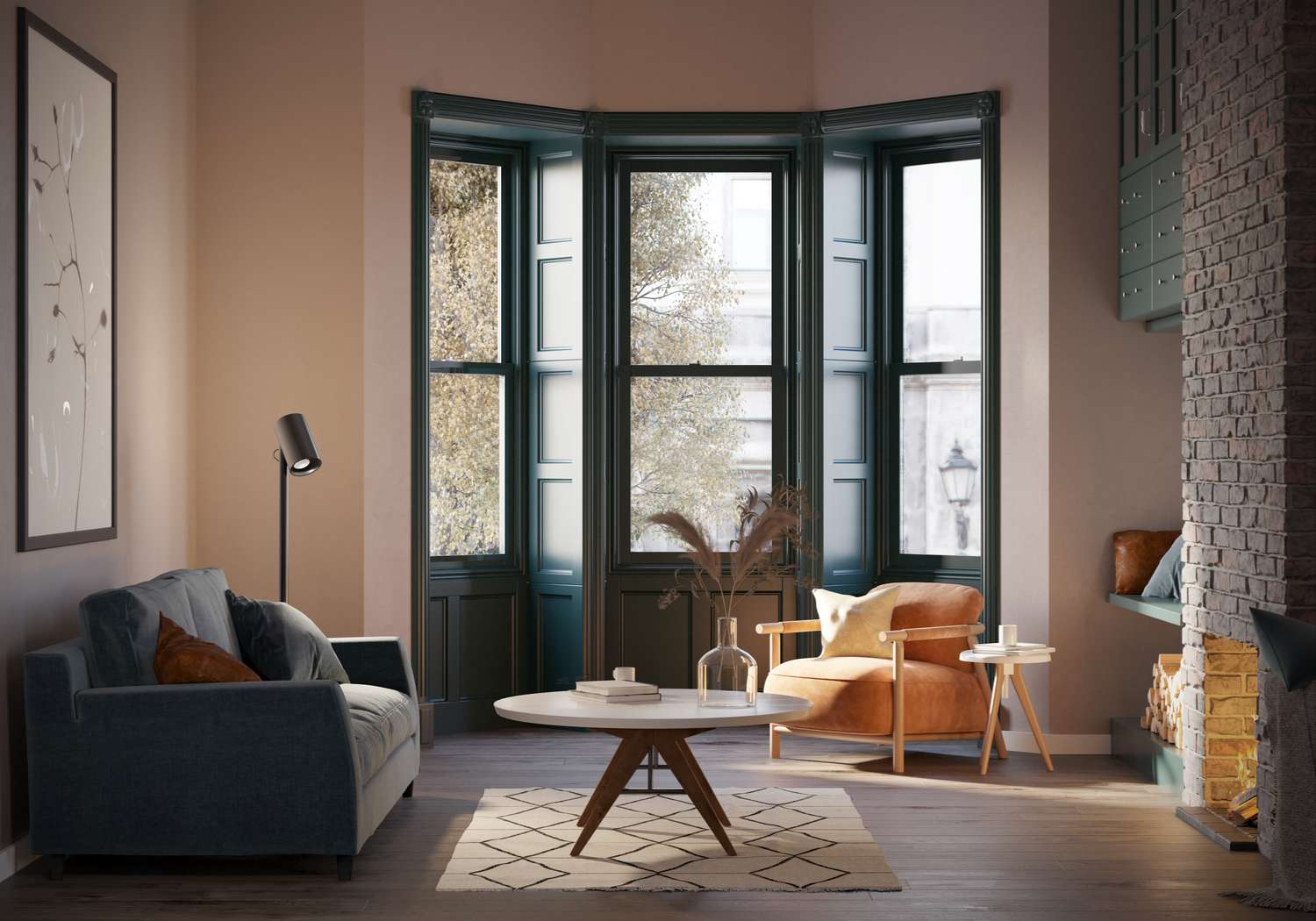 8 Stylish Lern -Fenster -Ideen, die Ihren zusätzlichen Platz optimal nutzen, so Designer 8 Erker Fenster mit dem Stuhl, der vor ihm schwebt