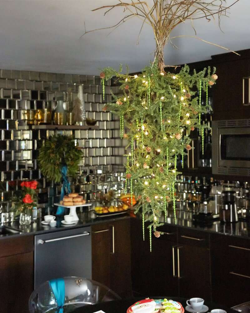 upside down Christmas tree