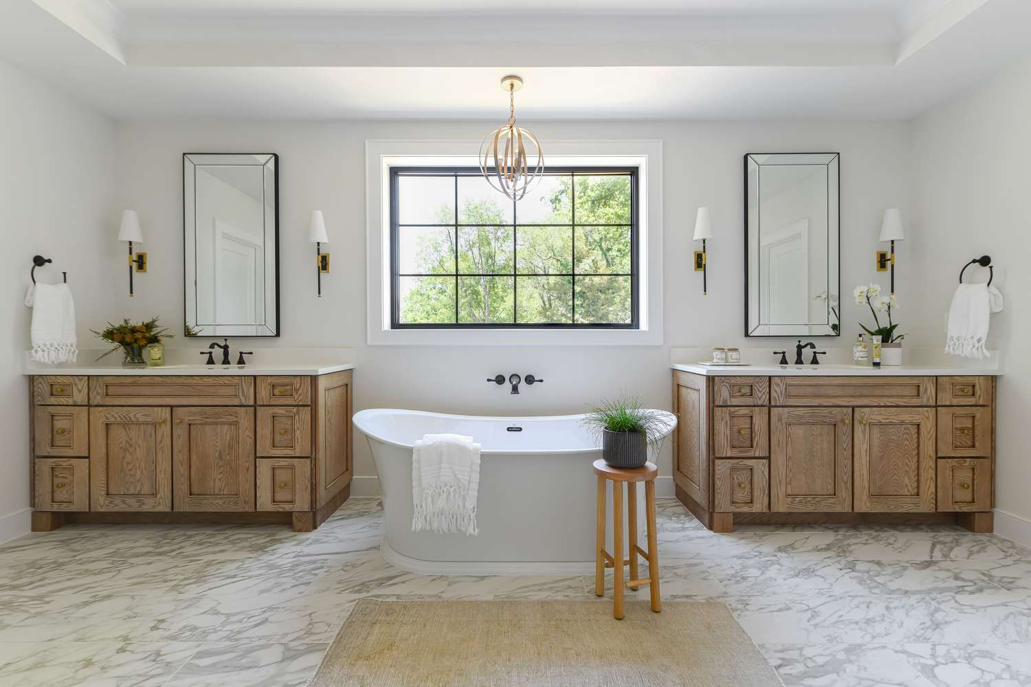 double vanity in bathroom