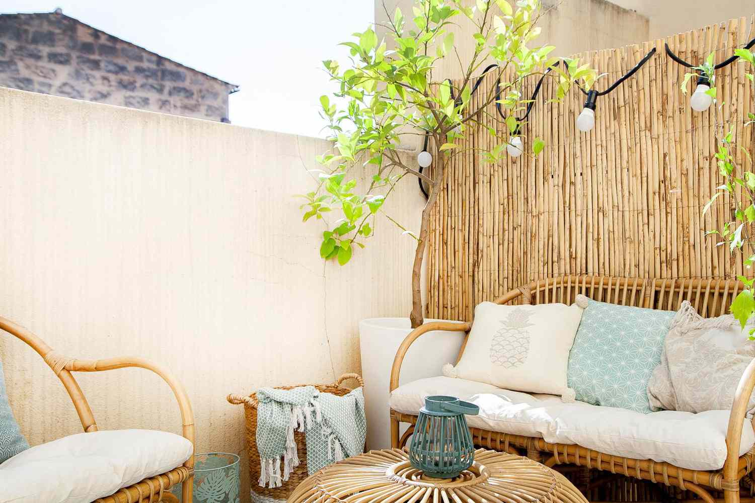 DIY beigefügte Patio Privacy Screen Ideen
