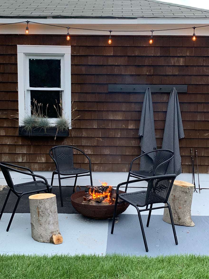 DIY Fire Pit Terrasse Ideen