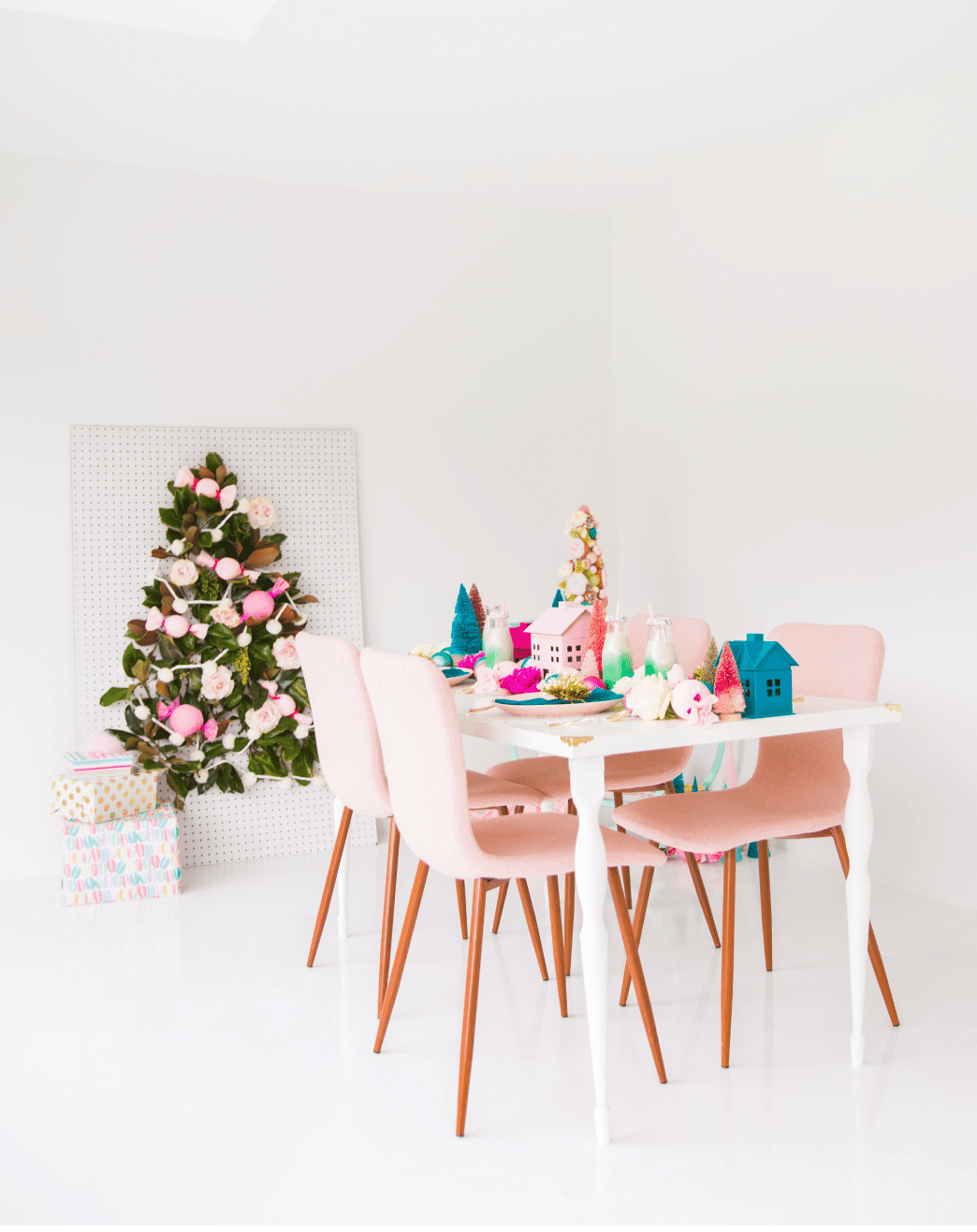 pegboard Christmas tree alternative