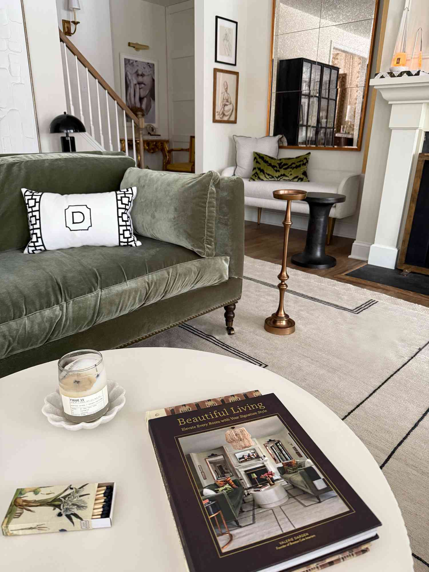 Runde Couchtisch Designer -Styling -Tipps