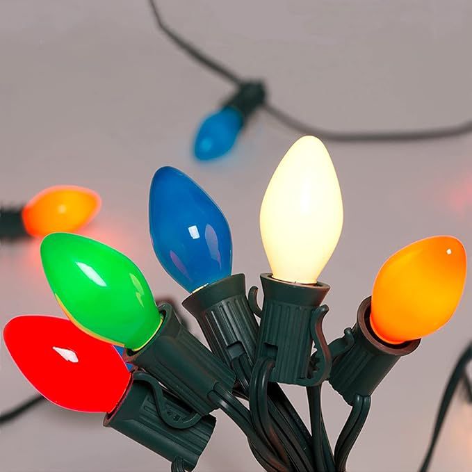Retro -Weihnachtslichter