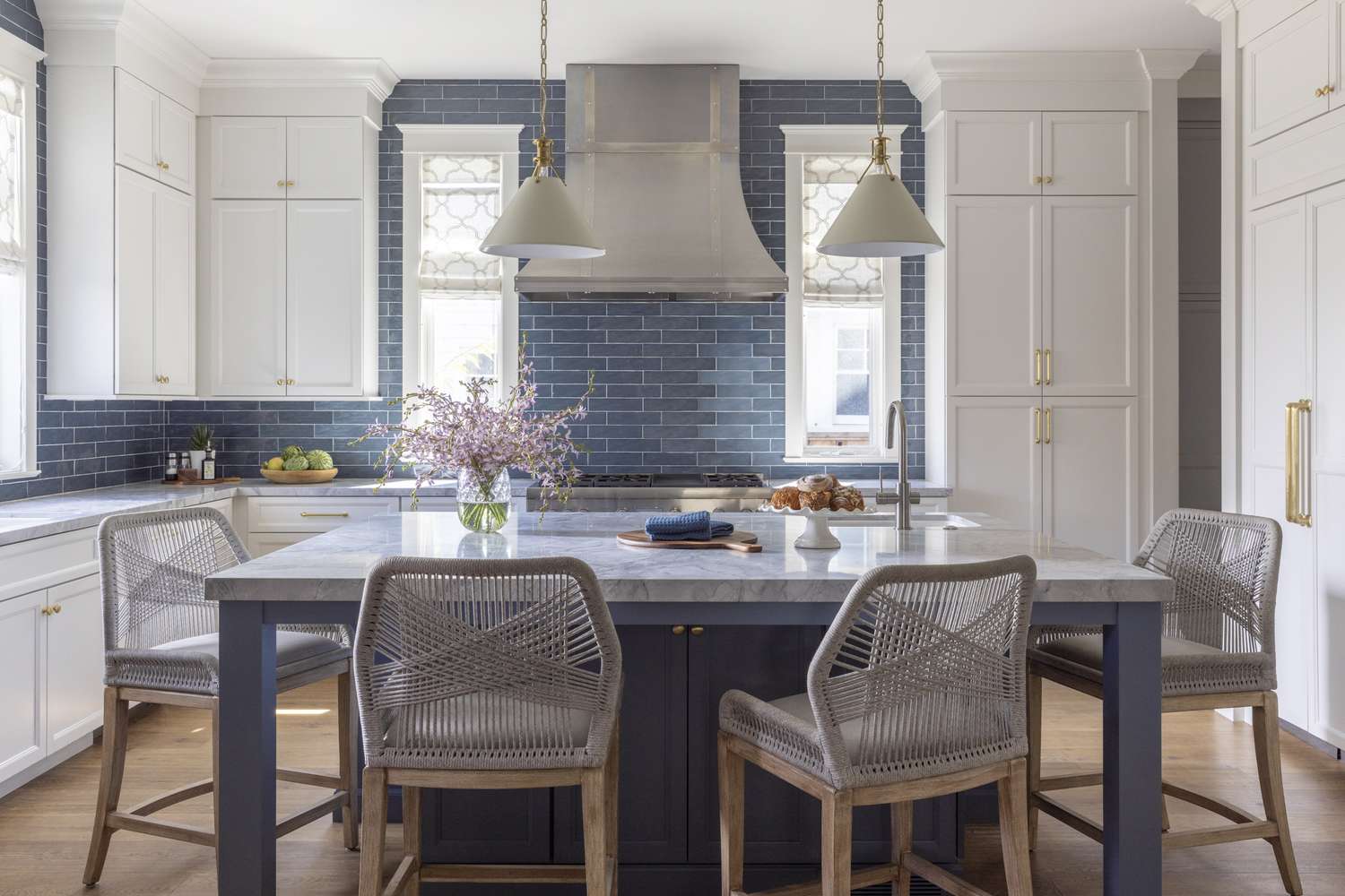 Moderne Küstenküchen -Backsplash -Ideen