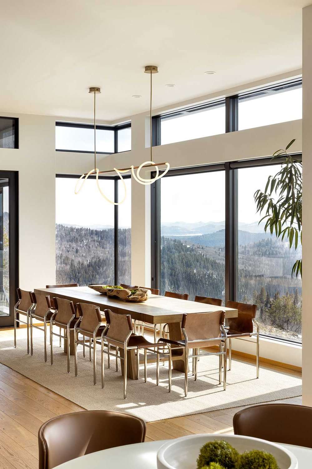 Speisesaal mit Blick im Freien