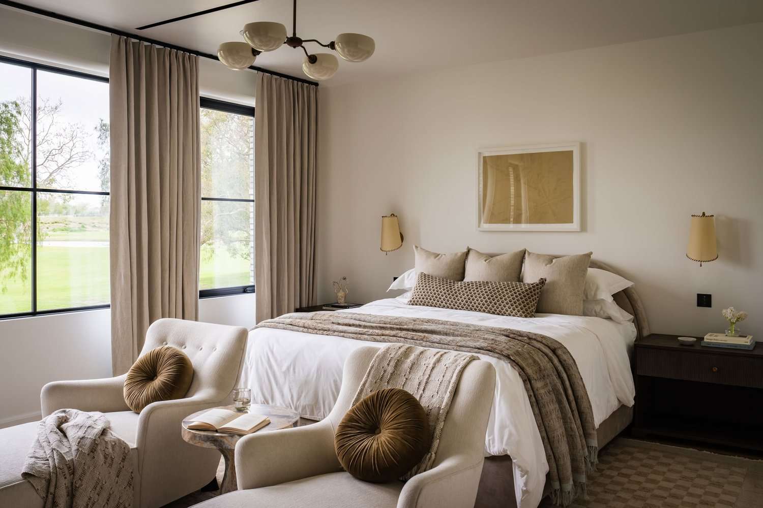 couples bedroom seating area