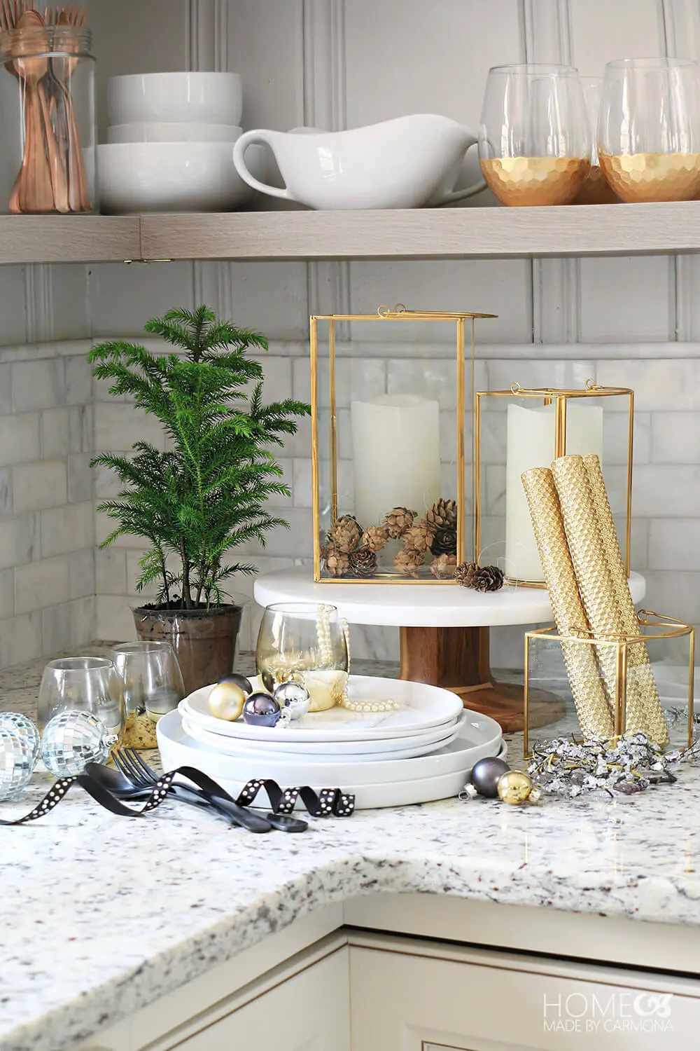 easy diy christmas kitchen decorations