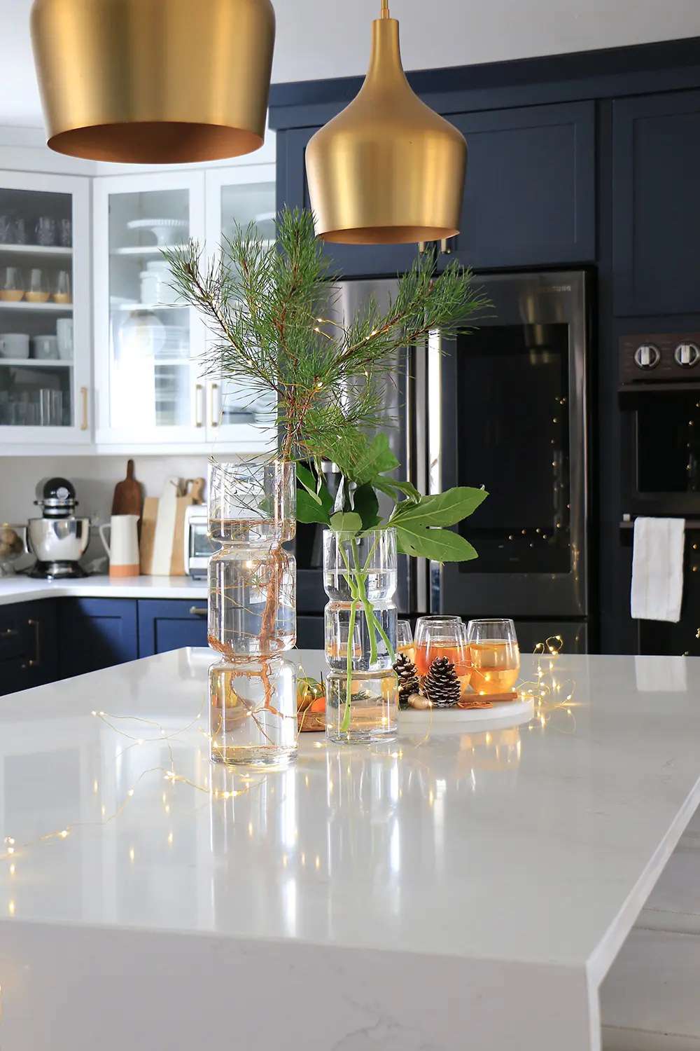 Moody Christmas Kitchen