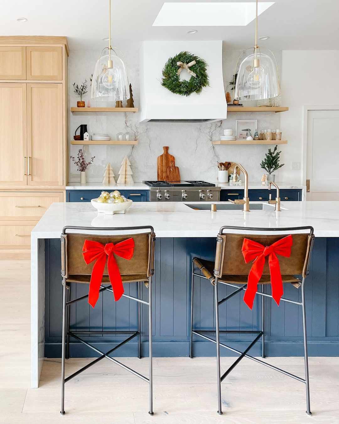 Christmas Industrial Kitchen
