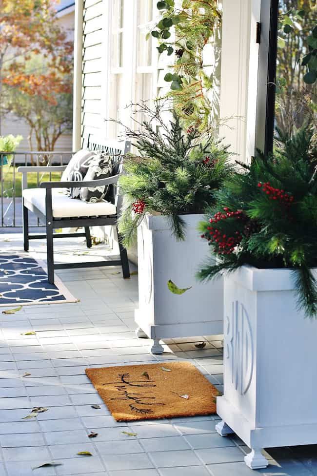 front porch christmas