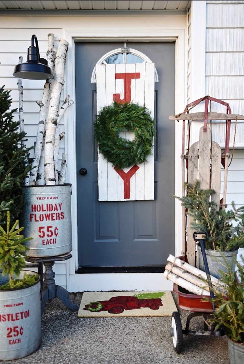 diy front porch christmas decorations