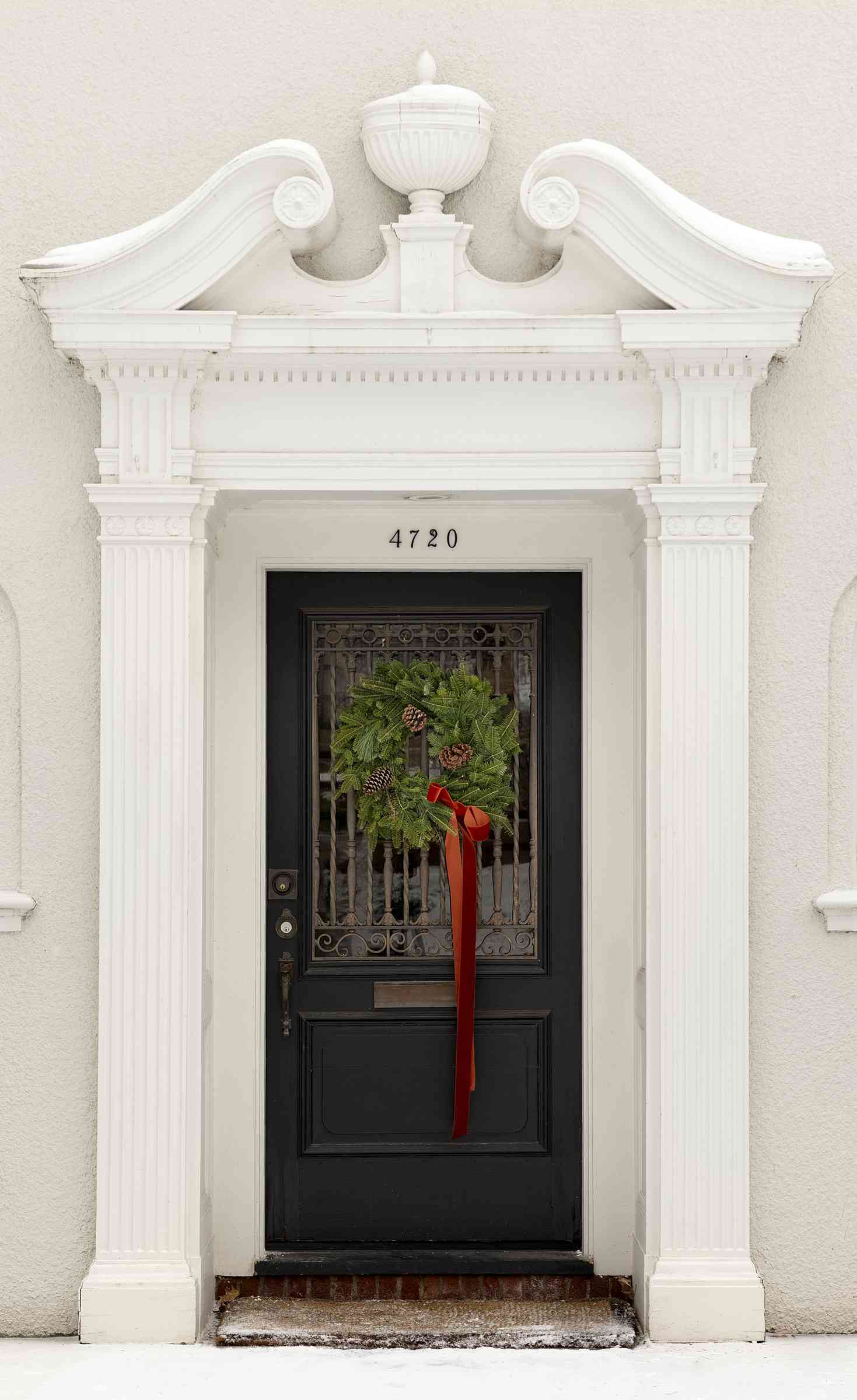 christmas front porch