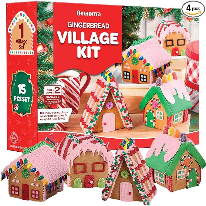 14 Amazon Holiday Decor findet Minimalisten, die immer kaufen werden, alle unter 65 US -Dollar 26 Lebkuchen Village Kit