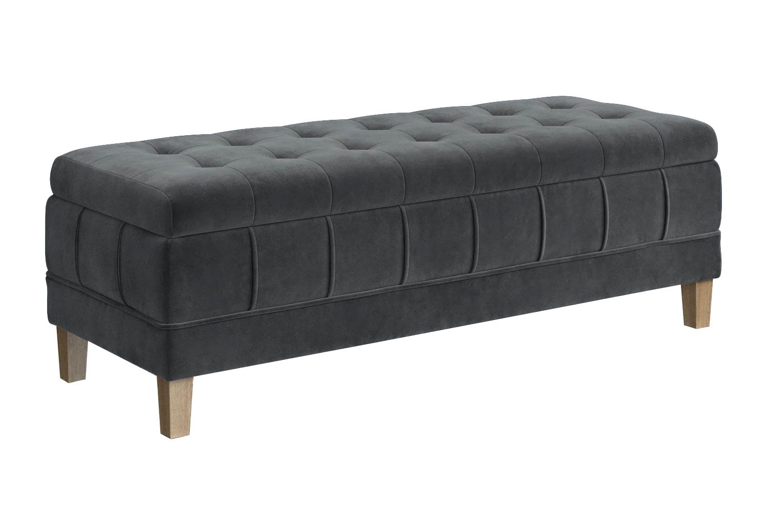 Kelly Clarkson Home Gloria Velvet Ottoman