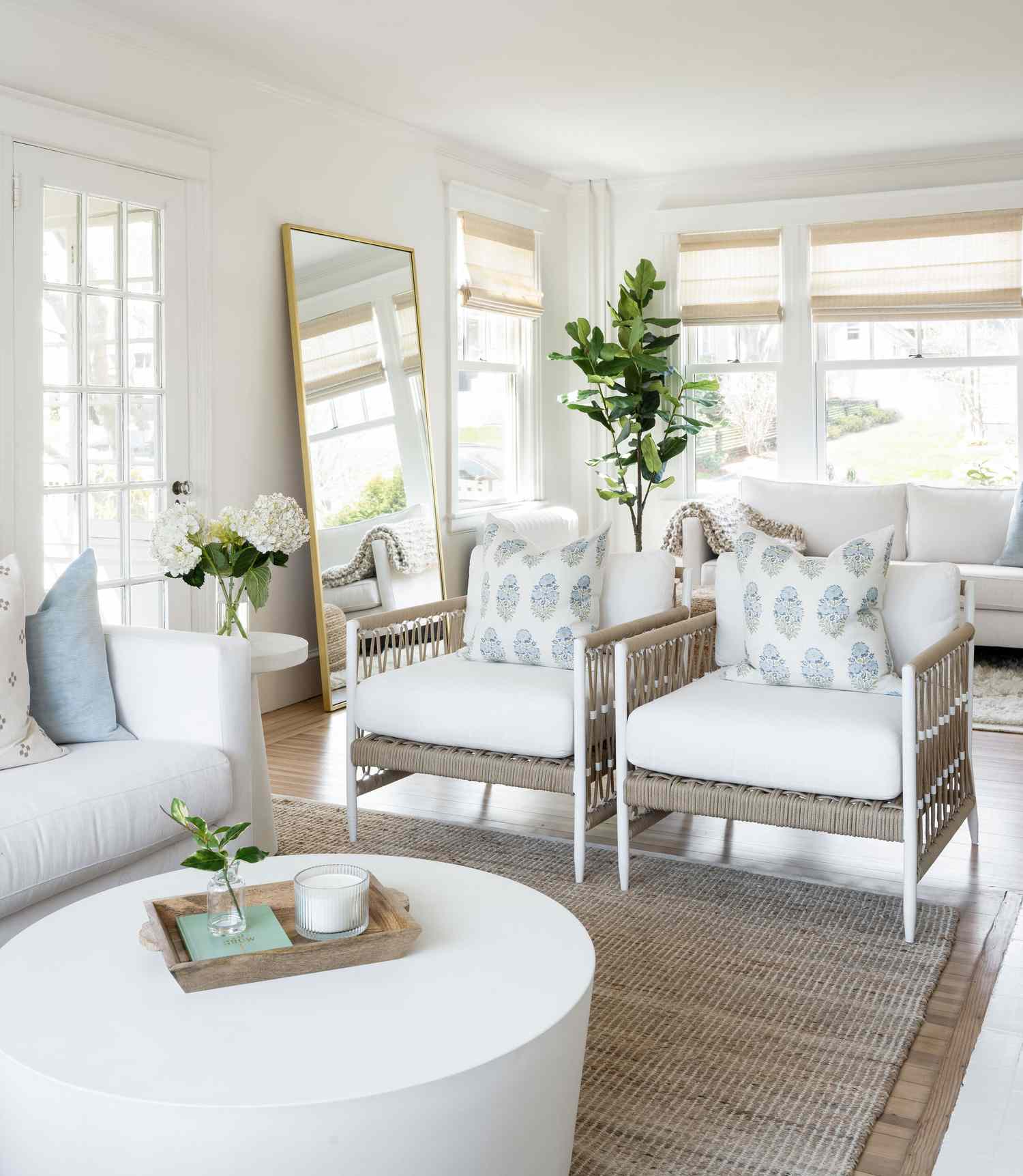 coastal cottage living room