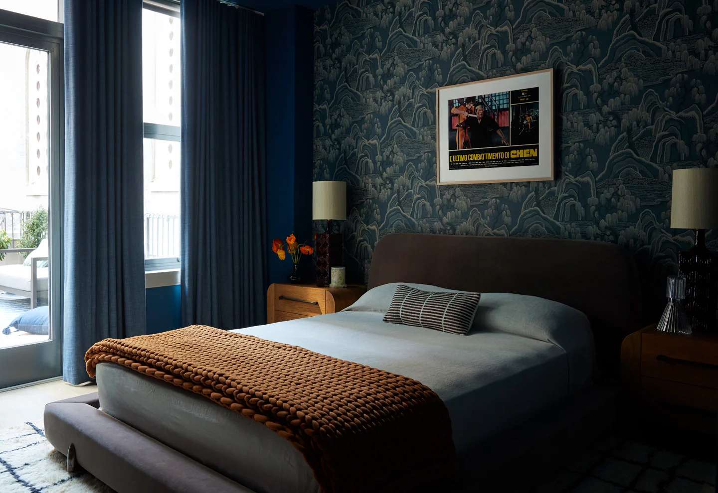 dark blue bedroom ideas