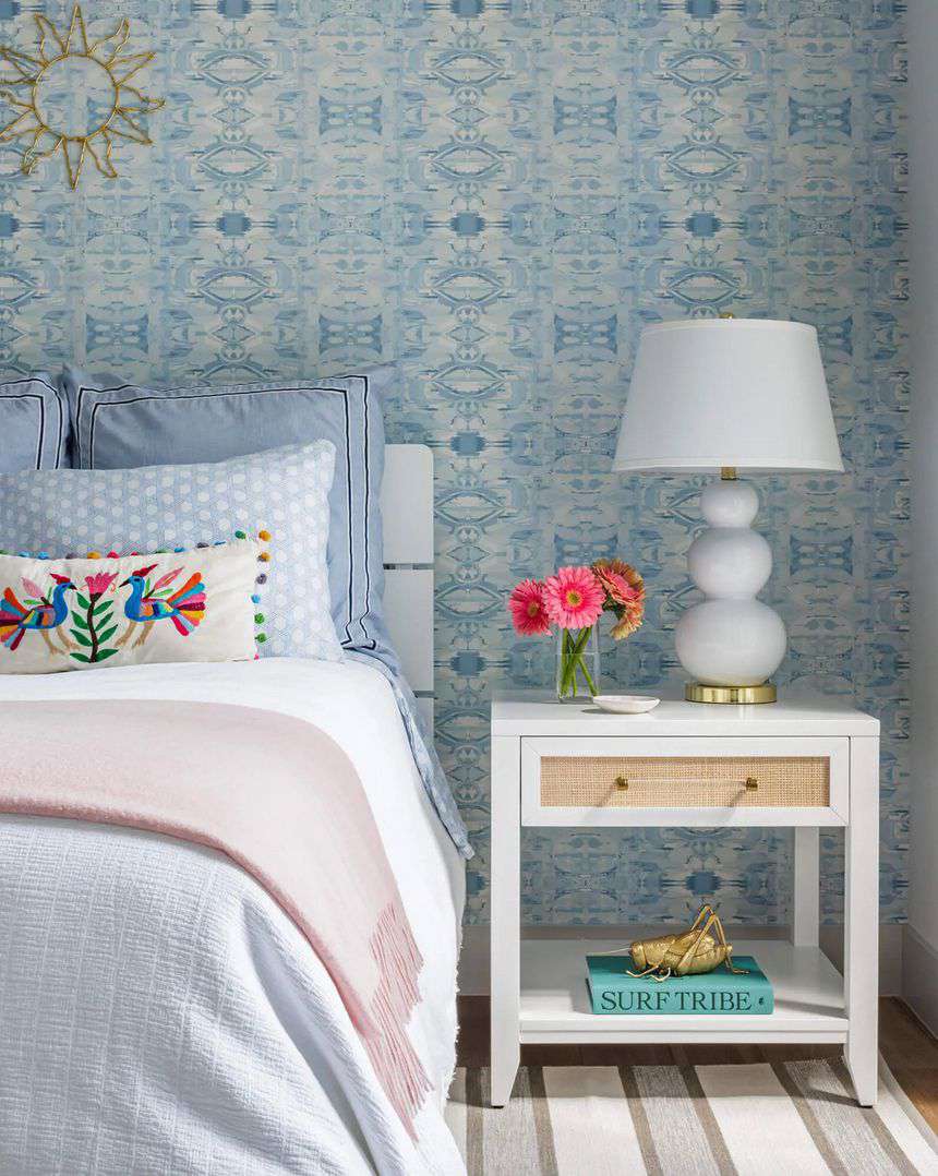 shades of blue bedroom